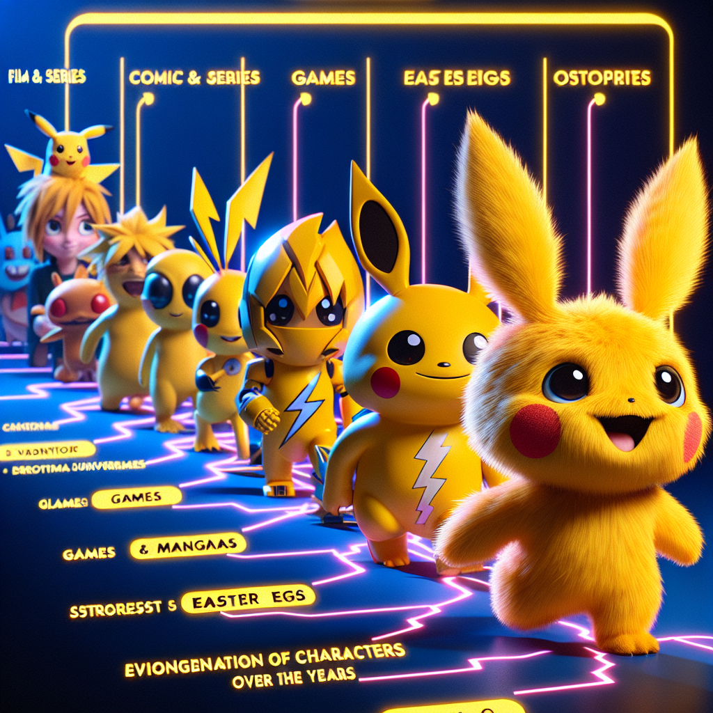 A evolução de Pikachu ao longo dos anos: De mascote a ícone cultural